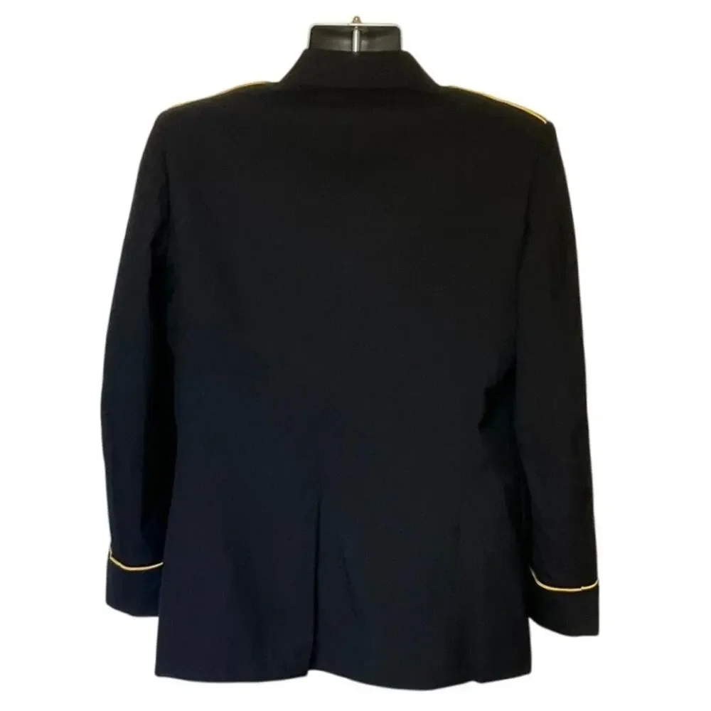 US Army Dress Blue Coat 40SC DeRossi & Son Wool Blend Military Uniform Jacket